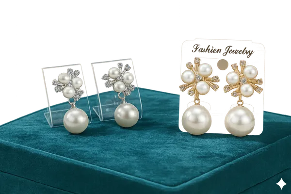 White_Pearl_Crystal_Accent_Floral_Drop_Earrings_And_Pearl_Flower_Drop_Earrings_For_Women_(Pack_Of_3)