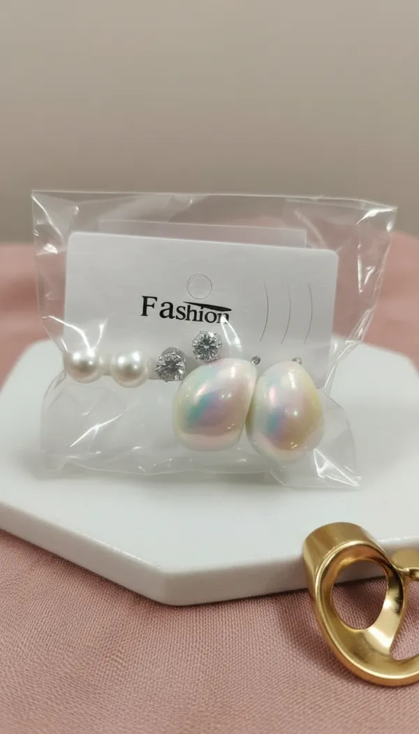 Golden_Alloy_Pearl_Crystal_Stud_Earring_Set_And_Elegant_Pearl_Crystal_Rose_Gold_Drop_Earrings_For_Women_(Pack_Of_2)
