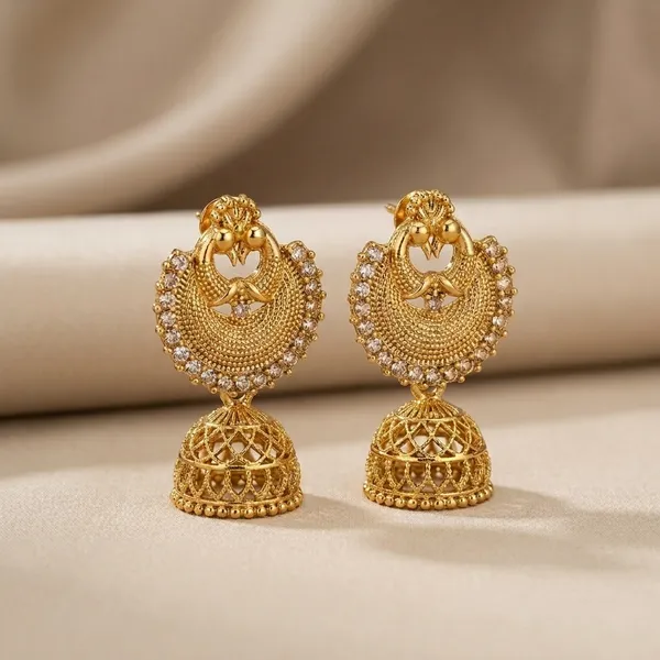 Traditional_Gold_Plated_Temple_Jhumka_Earrings_For_Women_Girls