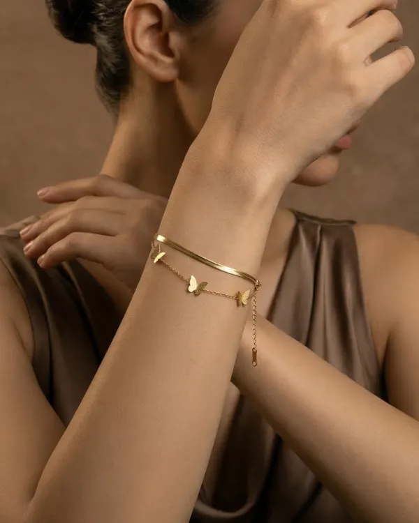Twin_Chain_Butterfly_Bracelet