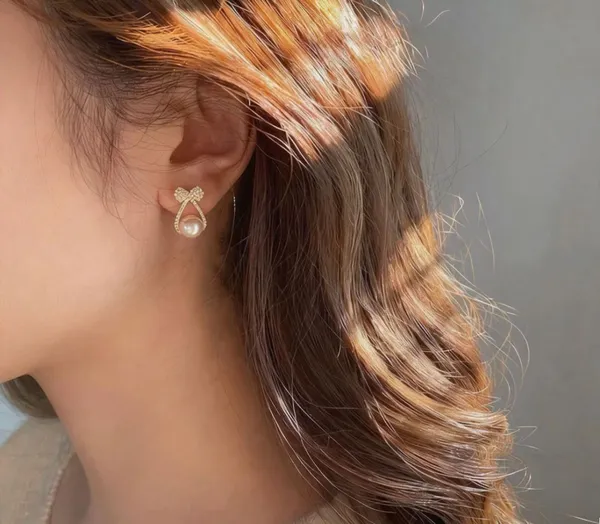 Bow_Pearl_Studs