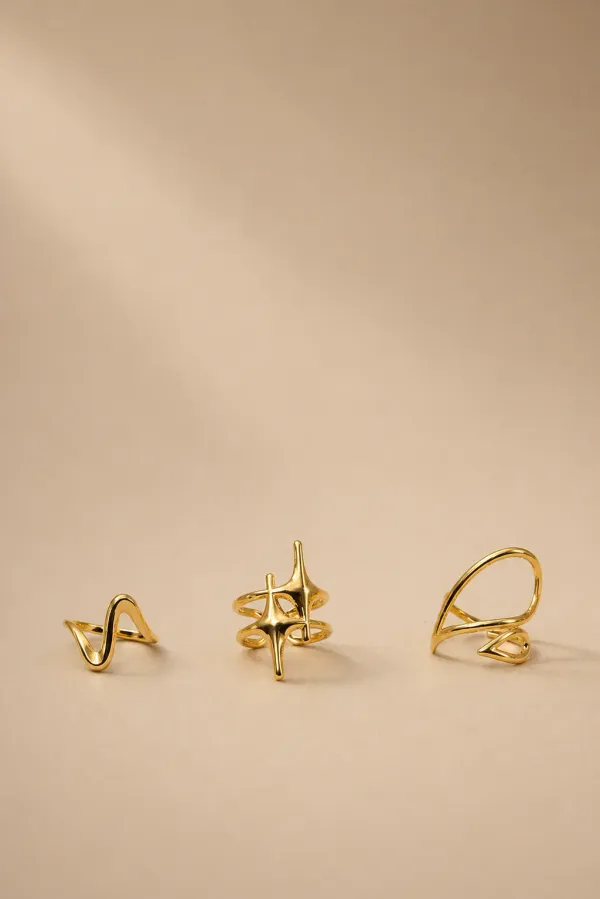 Coraline_Gold_Cuff_With_5_Rings
