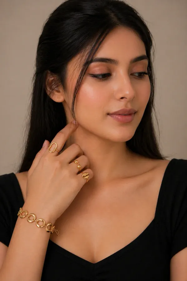Boss_Baby_Chain_Bracelet_With_random_anti-tarnish_3_Rings