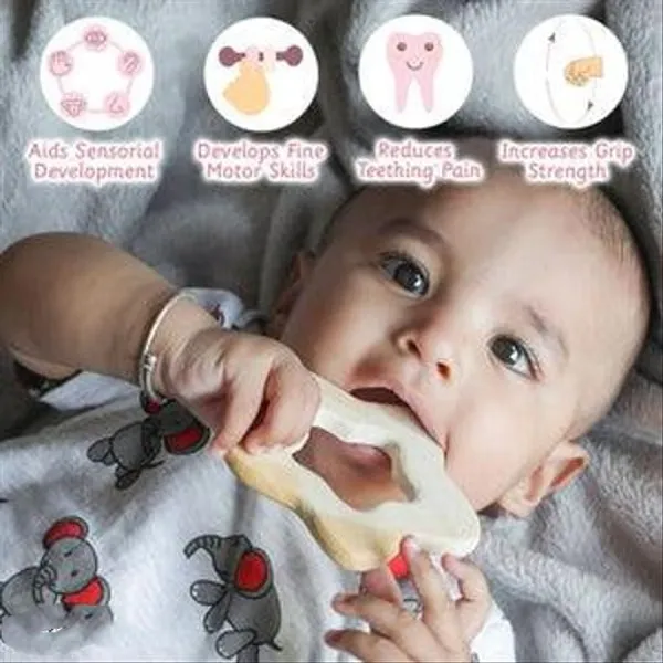 Gift_Perfect_Neem_Wood_Teether_Set_Natural_Rattle_Duo_By_Sreeja_Shillcraft_(Pack_Of_3)