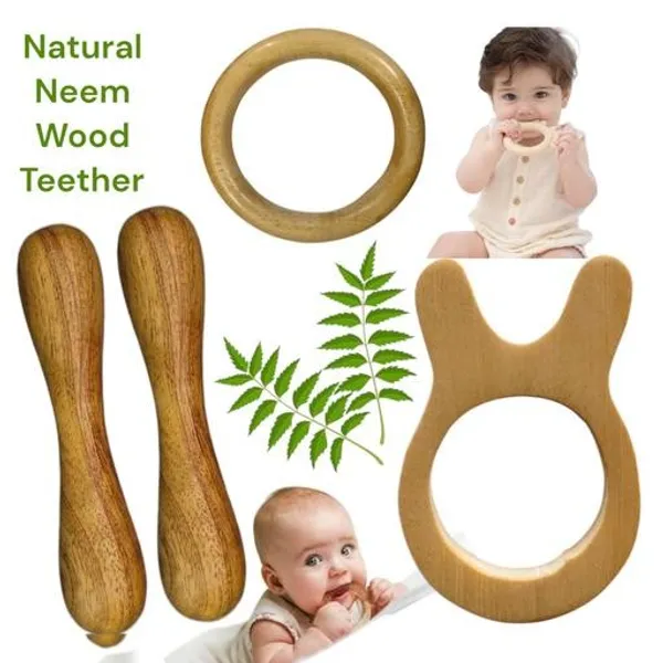 Mother_S_First_Choice_Natural_Neem_Made_Wooden_Teether_Dumble_Circle_And_Cat_Shaped