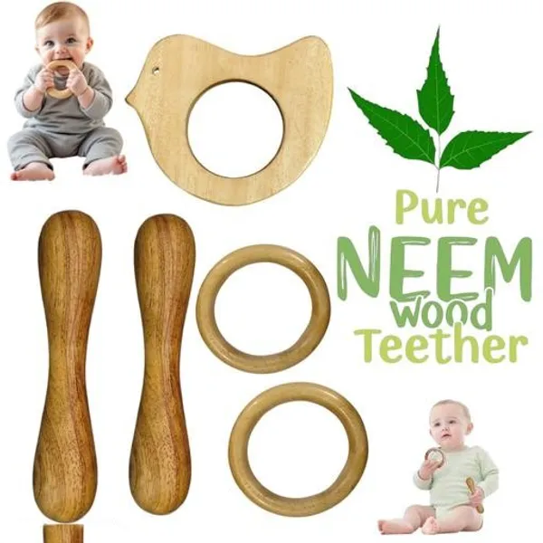 100_Pure_Neem_Teether_Chemical_Free_Lightweight_Splinter_Free