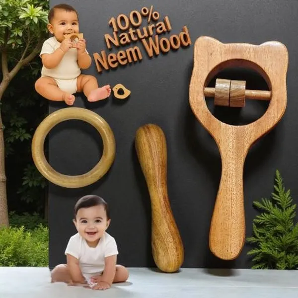 Neem_Wood_Baby_Rattle_Combo_With_Teether_Bird_Ring_Cloud_Mickey_Shaped_Eco_Friendly_Wooden_Toy_For_Babies