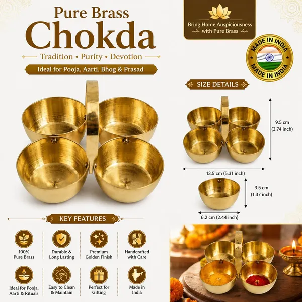 Pure_Brass_Chokda_for_Puja_–_Roli,_Kumkum,_Haldi_&_Chawal_Holder