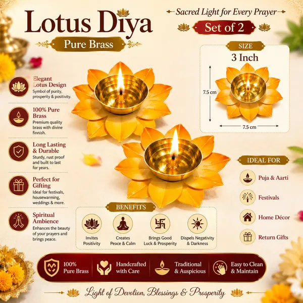 Pure_Brass_Lotus_Diya_Set_of_2_|_3_Inch_Decorative_Flower_Oil_Lamps_for_Puja,_Diwali_&_Home_Decor