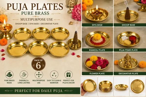 Pure_Brass_Puja_Plates_Pack_of_6_(Size-3inch)_for_dhoopbatti_base_,_idols_base,diya_base_multipurpose_use