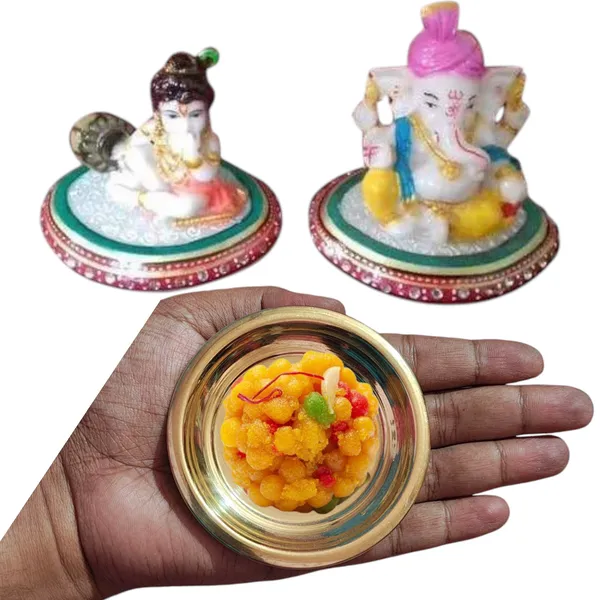 Pure_Brass_Puja_Plates_set_of_4_Size_3_inch_each