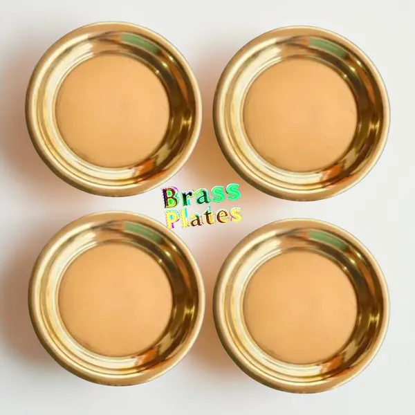 Pure_Brass_Puja_Plates_set_of_4_Size_3_inch_each