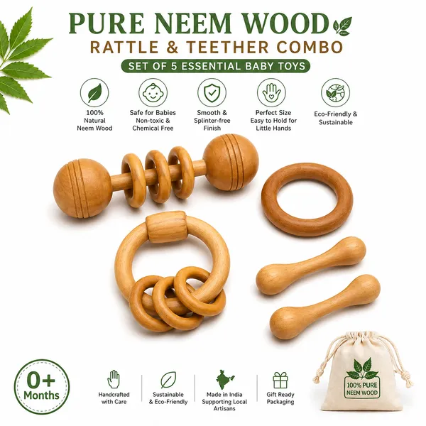Natural_Neem_Wood_Baby_Teether_Rattle_Combo_Set_Of_4_Safe_Durable_Infant_Toys