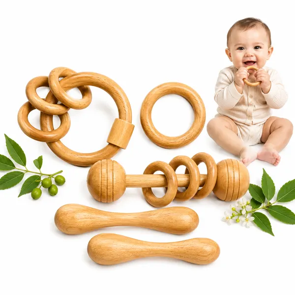 Natural_Neem_Wood_Baby_Teether_Rattle_Combo_Set_Of_4_Safe_Durable_Infant_Toys