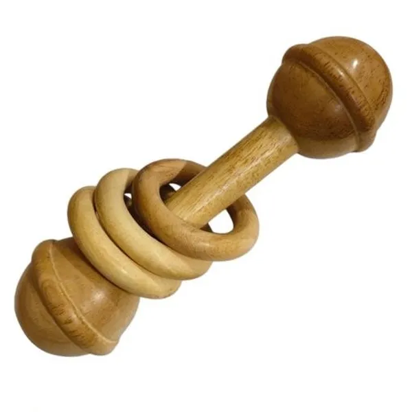 Natural_Neem_Wood_Baby_Rattles_With_Fish_Shaped_And_Strawberry_Shaped_Teether_(Set_Of_Combo_3)