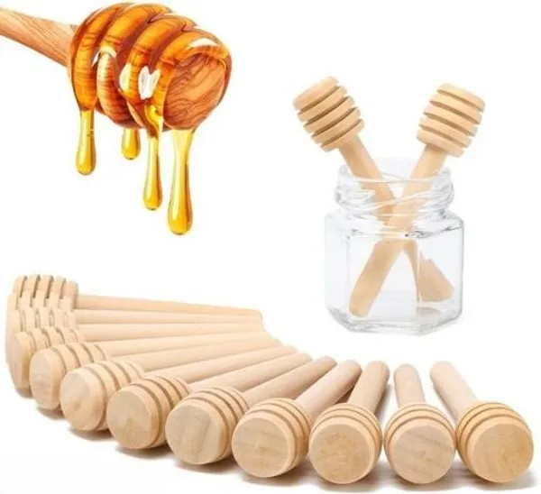 Pack_Of_3_Wooden_Honey_Sticks_Durable_And_Eco_Friendly_Honey_Dippers_Size_6_Inch_(Set_of_Combo_3)