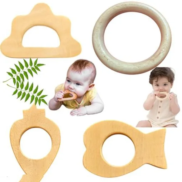 Wooden_Baby_Teether_Neem_Wood_Teething_Relief_For_Infants_Wooden_Baby_Teether_Infant_Teething_Aid_Natural_Teething_Relief_(Set_of_Combo_4)