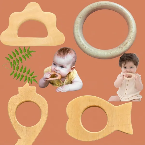 Wooden_Baby_Teether_Neem_Wood_Teething_Relief_For_Infants_Wooden_Baby_Teether_Infant_Teething_Aid_Natural_Teething_Relief_(Set_of_Combo_4)