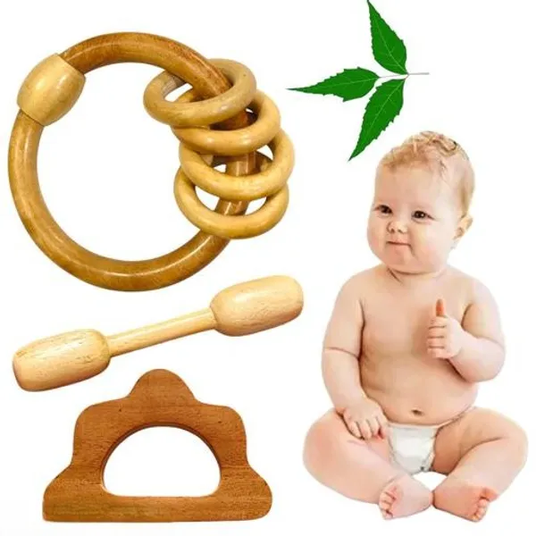 Neem_Wood_Baby_Ring_Rattle_With_Dumbbell_Shaped_And_Cloud_Shaped_Teether_100_Antibacterial_And_Anti_Allergic