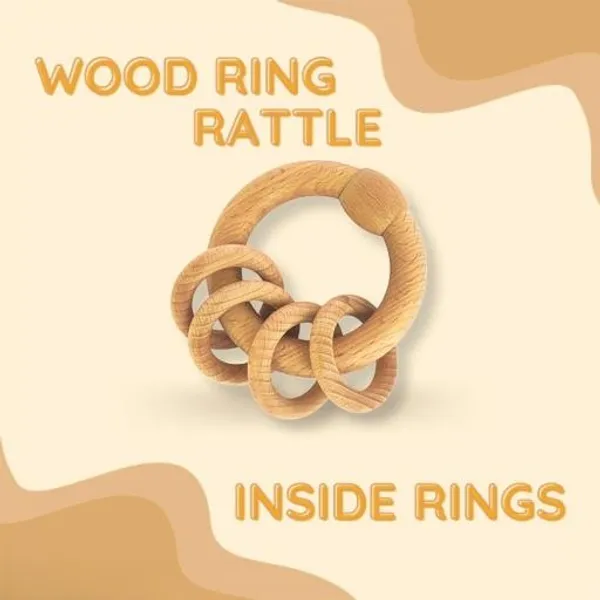 Natural_Neem_Wood_Ring_Rattle_With_Bear_Shaped_Teether_Organic_Safe_Baby_Toy_100_Natural_Neem_Wood_(Set_Of_Combo_3)