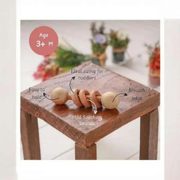 Handcrafted_Neem_Wood_Baby_Teether_Rattle_100_Natural_Safe_Dumbbell_Rattle_Cat_Shaped_Teether