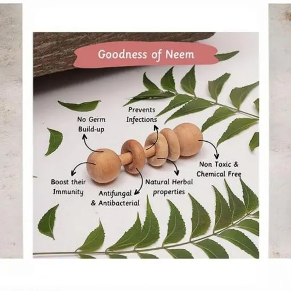 Handcrafted_Neem_Wood_Baby_Teether_Rattle_100_Natural_Safe_Dumbbell_Rattle_Cat_Shaped_Teether