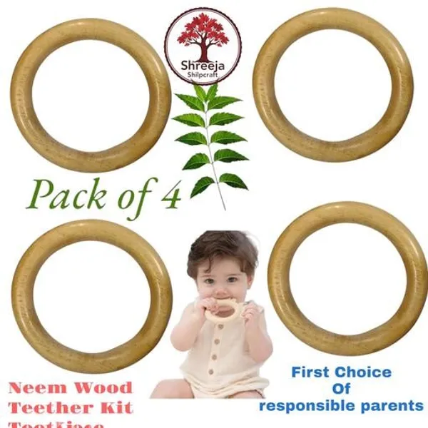 Natural_Neem_Wood_Baby_Wooden_Teether_Ring_Shape_2_.5_Inch_Perfect_Choice_For_Your_Baby_(Set_Of_Combo_4)