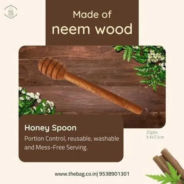 Sreeja_Shillcraft_Natural_Neem_Wood_Honey_Dipper_Eco_Friendly_Antibacterial_Drizzle_Stick_6_Inch_Pack_Of_2