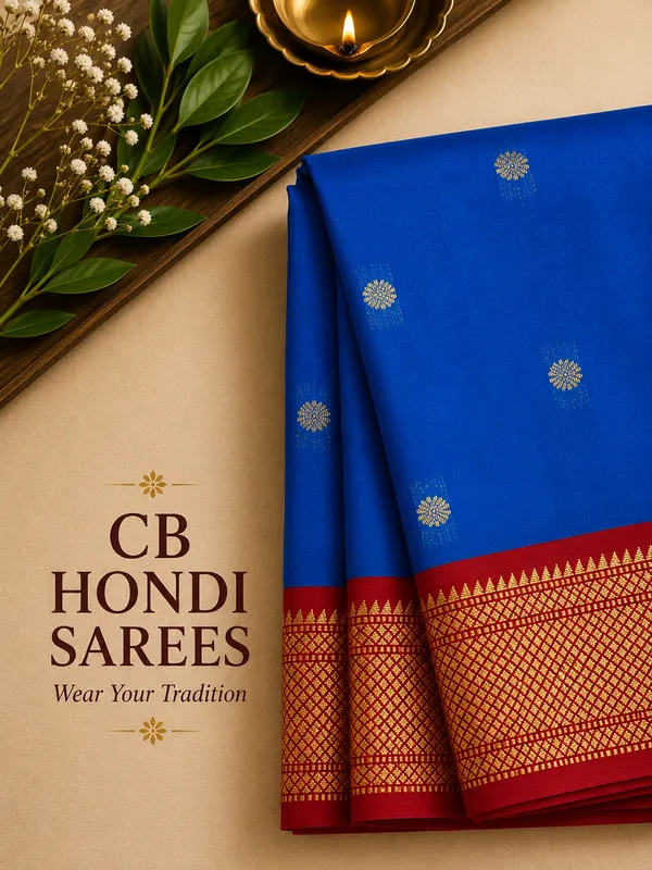 Blue__Art_Silk_Paithani_Saree_With_All_over_Zari_Weaves_&_Contrast_Border
