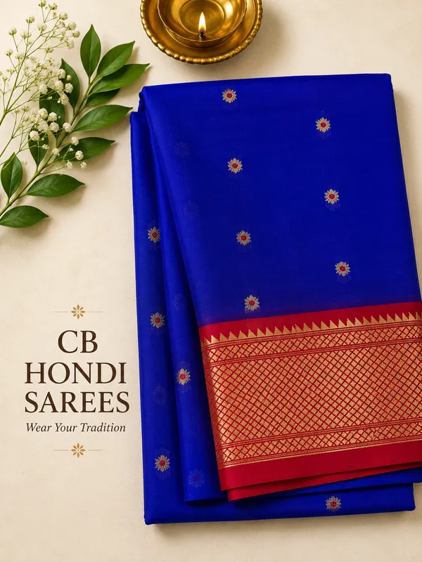 Art_Silk_Paithani_Saree_With_All_over_Zari_Weaves_&_Contrast_Border