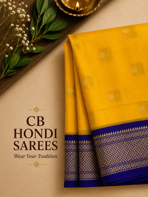 Lime_Yellow__Art_Silk_Paithani_Saree_With_All_over_Zari_Weaves_&_Contrast_Border