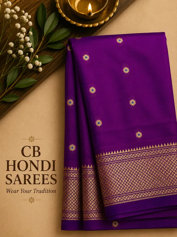 Art_Silk_Paithani_Saree_With_All_over_Zari_Weaves_&_Contrast_Border