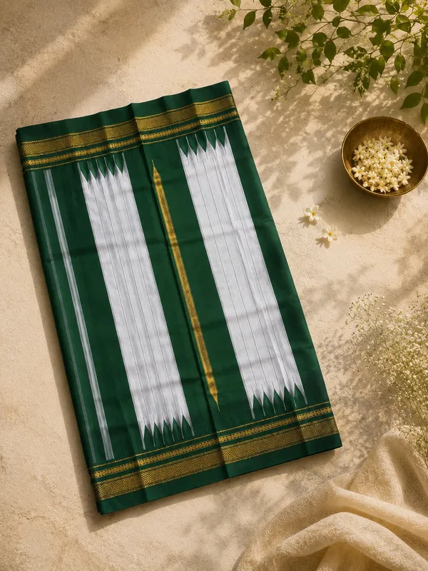 Ilkal_Saree_with_Zari_Checked_Pattern