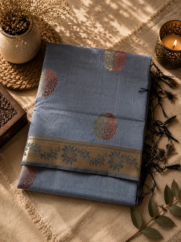 Pure_Mercerised_Chanderi_Cotton_Saree