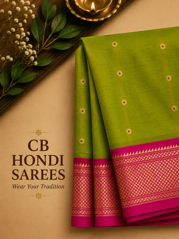 Art_Silk_Paithani_Saree_With_All_over_Zari_Weaves_&_Contrast_Border