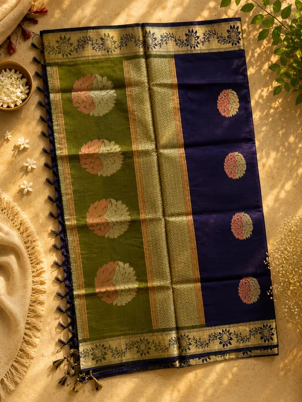 Pure_Mercerised_Chanderi_Cotton_Saree
