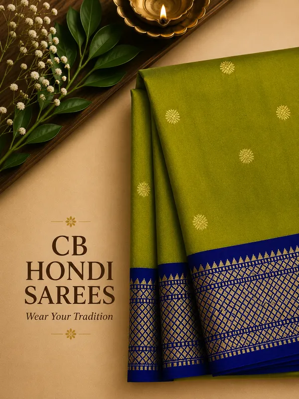 Lime_Green__Art_Silk_Paithani_Saree_With_All_over_Zari_Weaves_&_Contrast_Border
