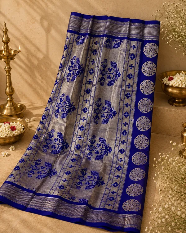 Scarlet_Red___Art_Silk_Paithani_Saree_With_All_over_Zari_Weaves_&_Contrast_Border