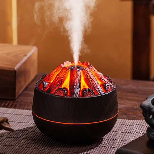 Brown_Plastic_Flame_Led_Cool_Mist_Humidifier_And_Aroma_Diffuser_300Ml