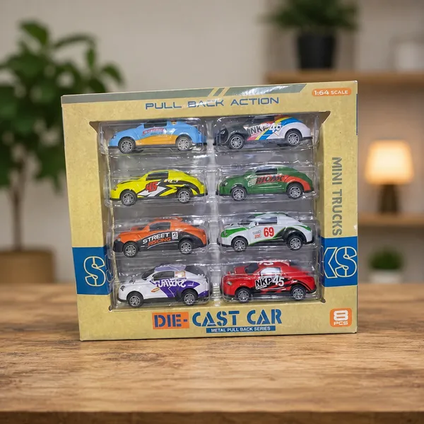 Multicolor_Plastic_Pull_Back_Action_Toy_Cars_Set_Of_8_For_Kids
