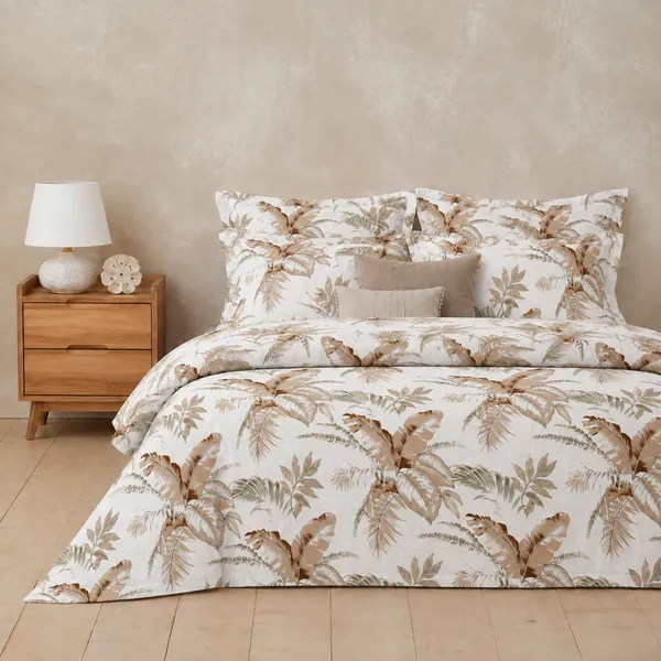 Tropical_Leaves_Double_Bedsheet_Set_–_Cotton