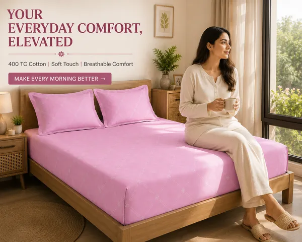 Pink_Printed_Pure_Cotton_Bedsheet_Set-_Gift_Packaging