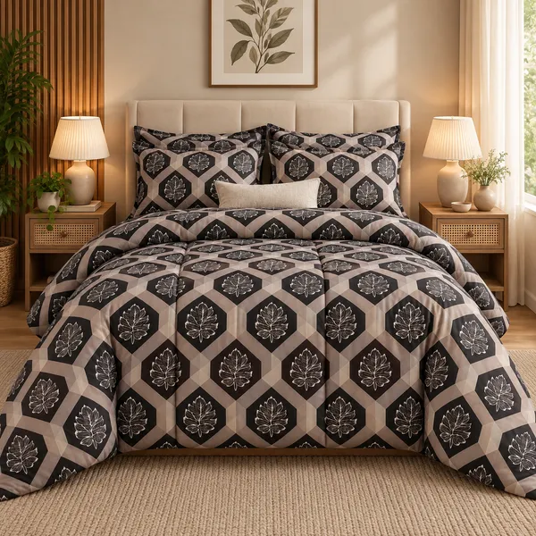 Beige_Grey_Geometric_Cotton_400_TC_Double_Bedsheet_Set-Bookfold_Gift_Packaging