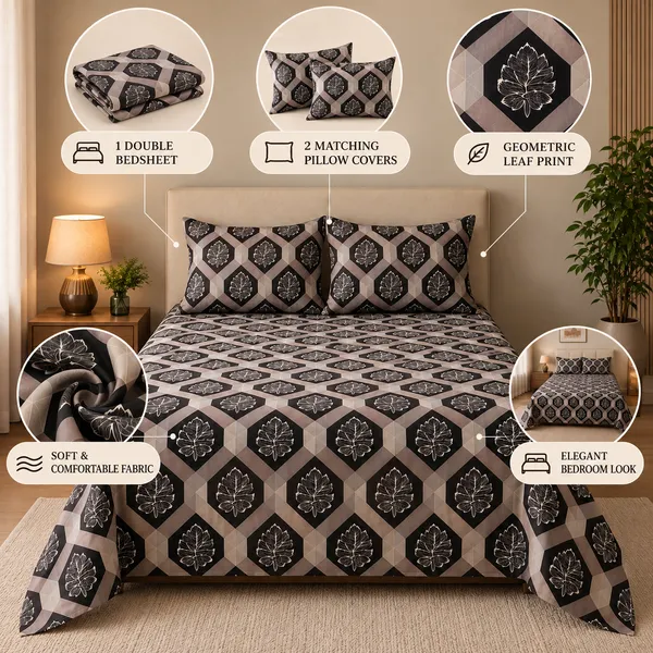 Beige_Grey_Geometric_Cotton_400_TC_Double_Bedsheet_Set-Bookfold_Gift_Packaging