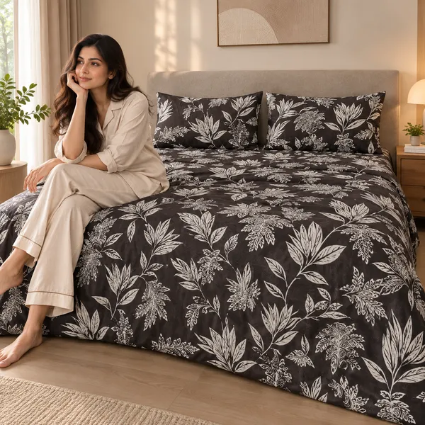 Floral_Cotton_400_TC_Double_Bedsheet_Set_|_Bookfold_Gift_Packaging