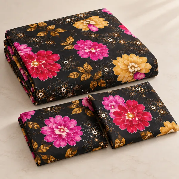 Floral_Cotton_400_TC_Double_Bedsheet_Set-Bookfold_Gift_Packaging