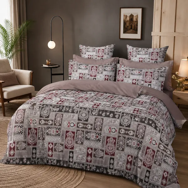 Mauve_Grey_Cotton_400_TC_Double_Bedsheet_Set-Bookfold_Gift_Packaging