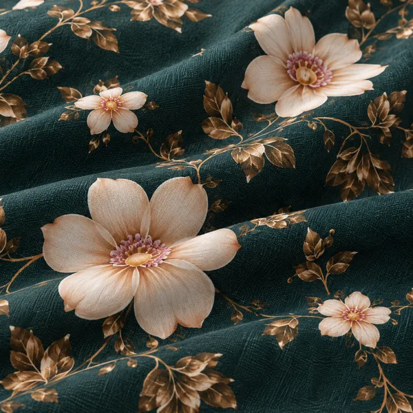 Teal_Floral_Cotton_400_TC_Double_Bedsheet_Set_|_Bookfold_Gift_Packaging