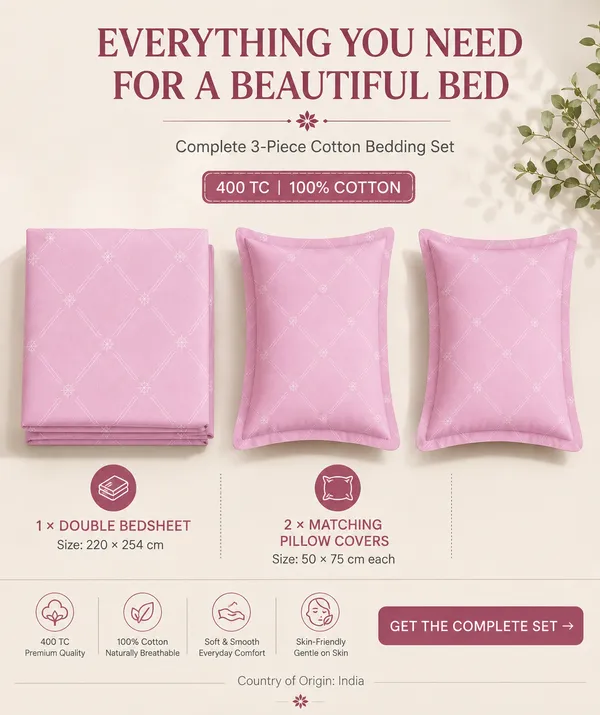 Pink_Printed_Pure_Cotton_Bedsheet_Set-_Gift_Packaging