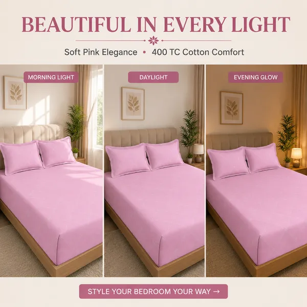 Pink_Printed_Pure_Cotton_Bedsheet_Set-_Gift_Packaging